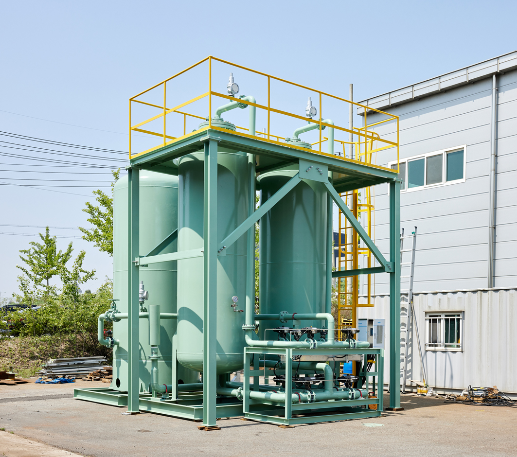hydrogen plant, electrolyzer, gas dryer, nitrogen psa