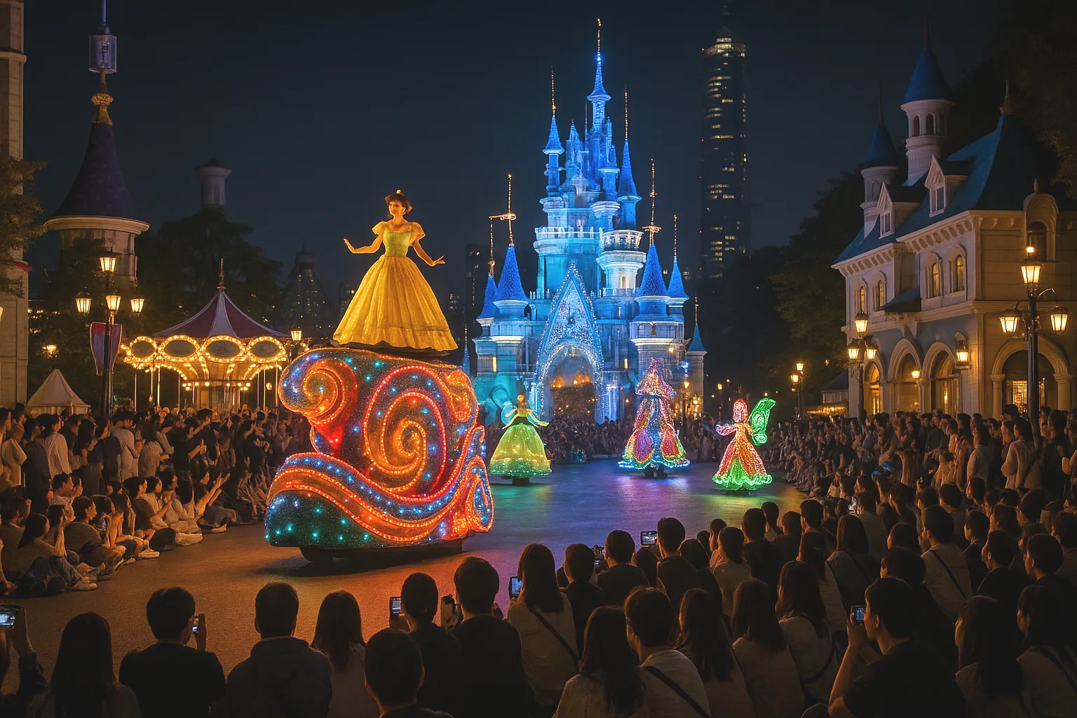 롯데월드 야간개장