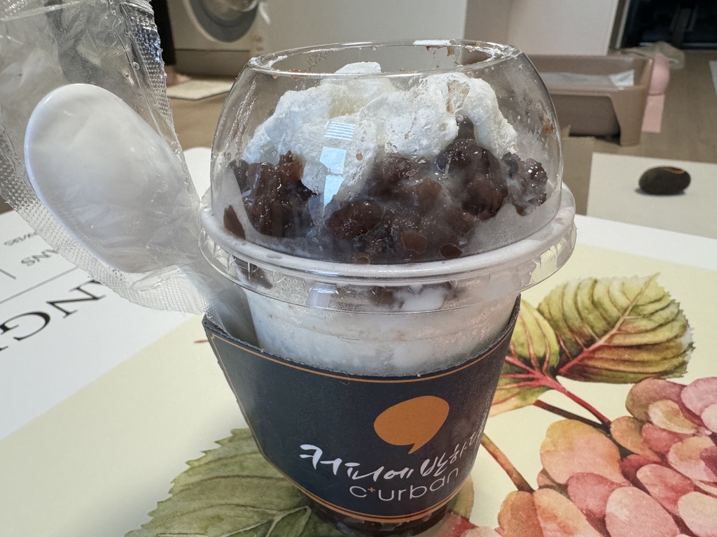 팥이 듬뿍 맛있는 눈꽃빙수 송파 방이동 맛집