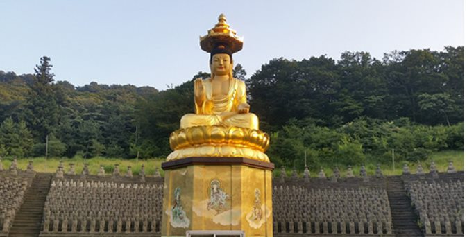 제주 관음사 금동 미륵불