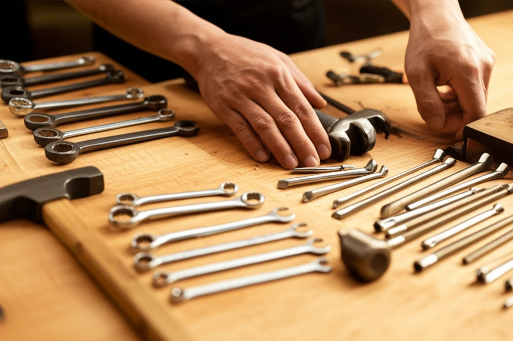 기능장 작업형 시험 준비를 위한 공구..