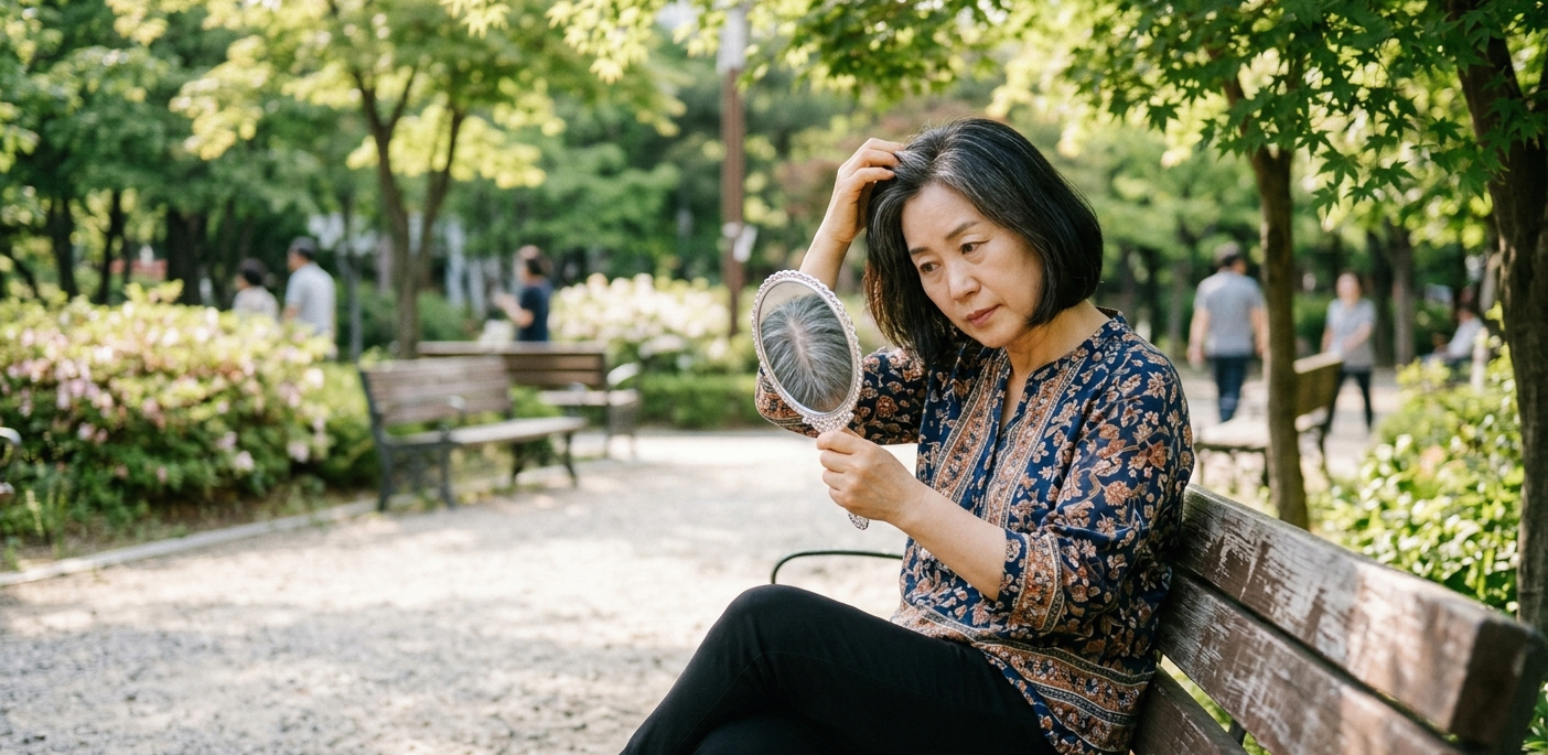 철분(Iron) 수치와 정수리 모발 밀도의 상관관계