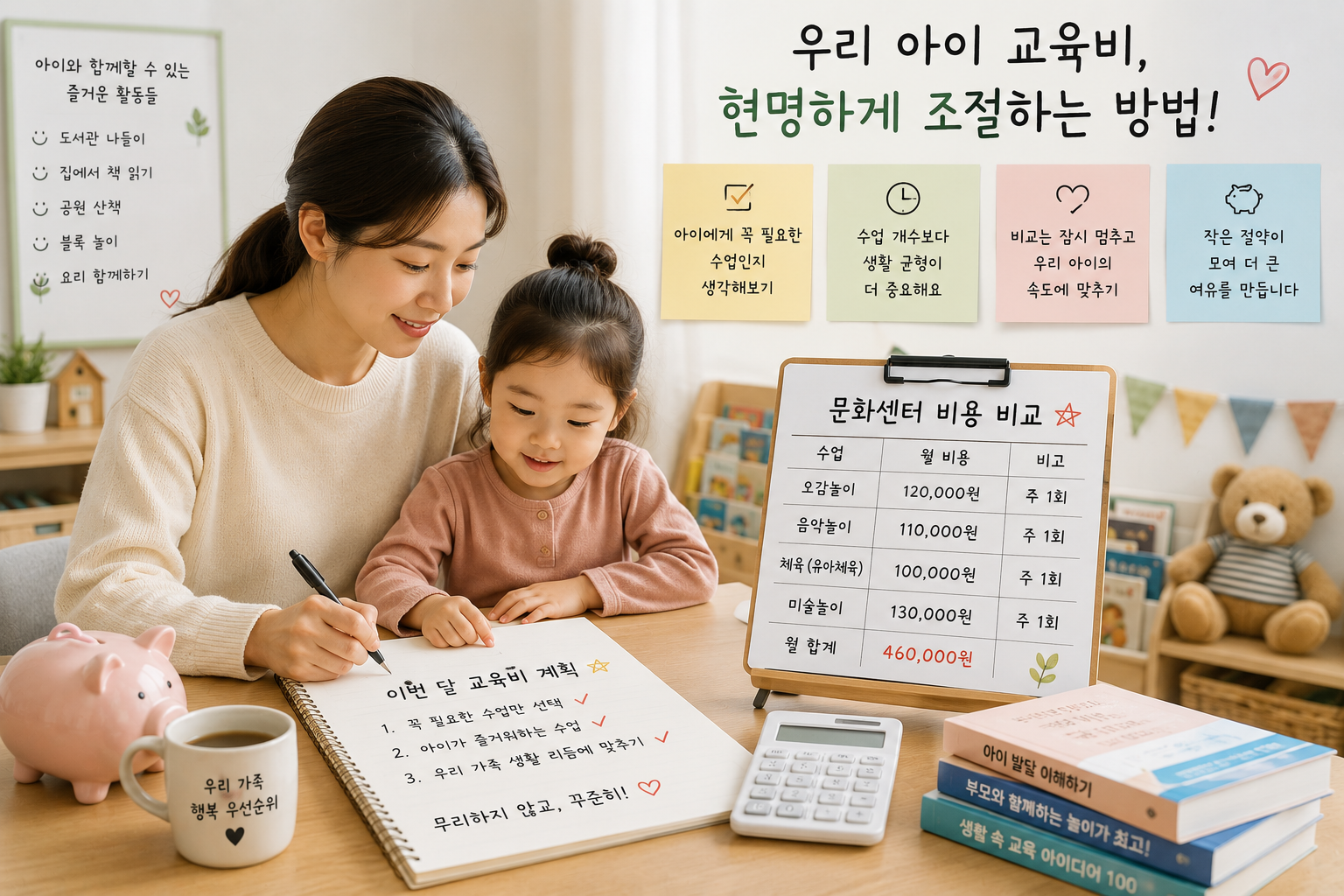 육아 문화센터 비용 (교육비 조절, 발달 자극, 비교 육아)