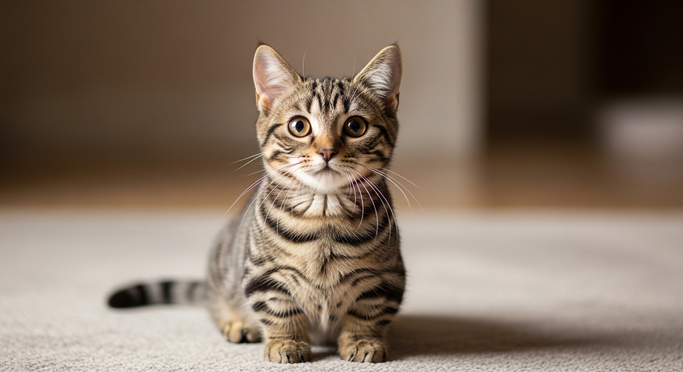 먼치킨 고양이 사진