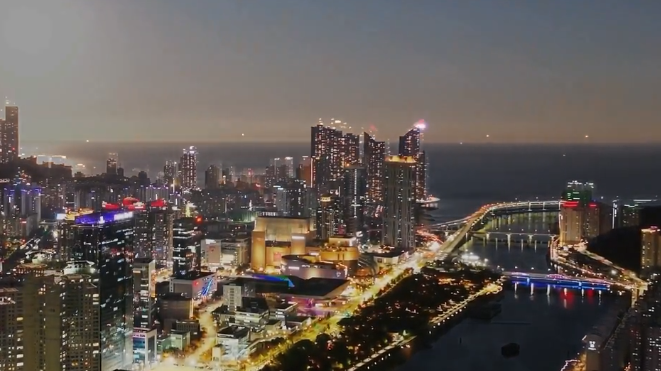 르엘 리버파크 센텀 광역 조감도