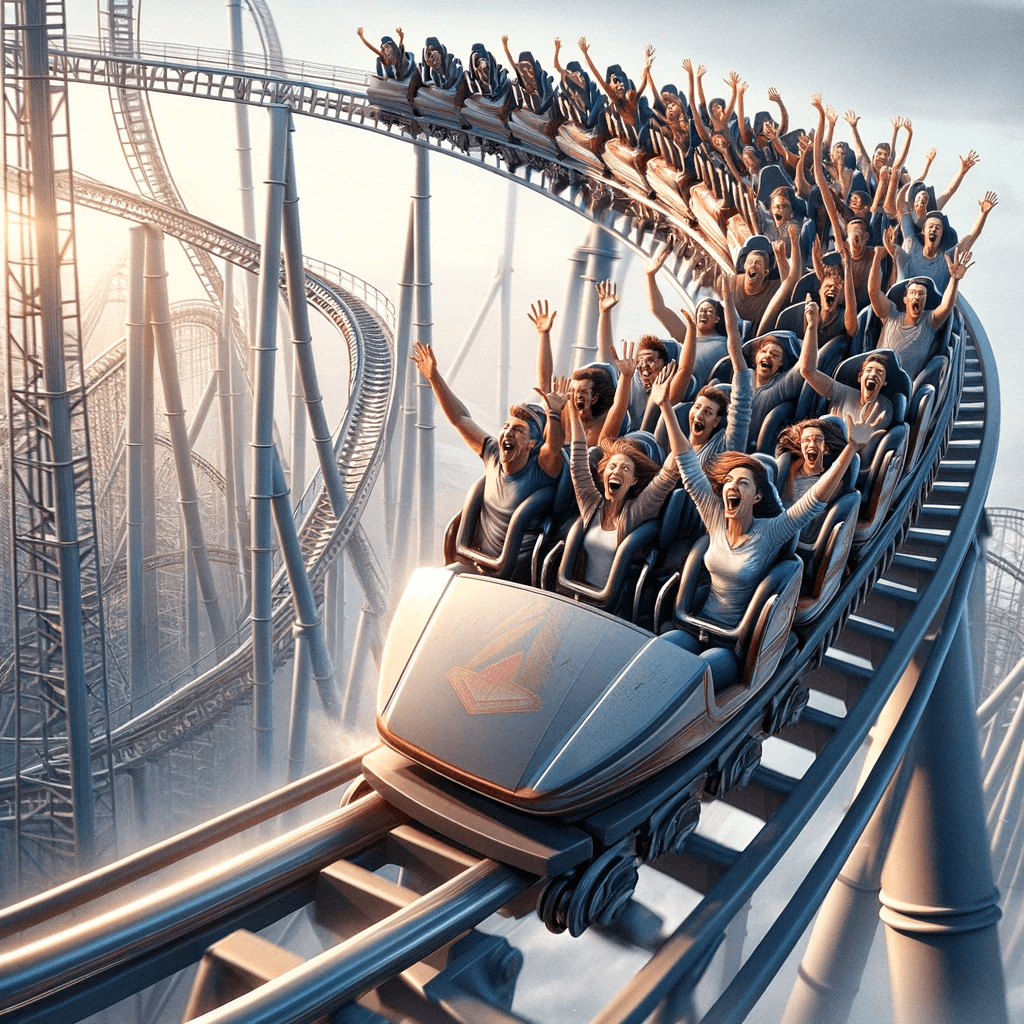 롤러코스터를 타는 꿈 해몽 해석