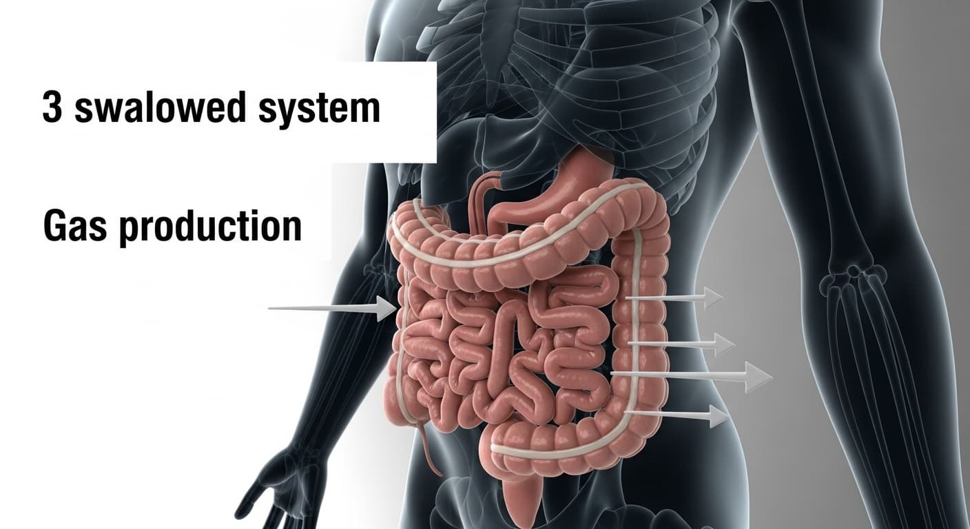 위장 운동이 느리면 가스가 쌓입니다