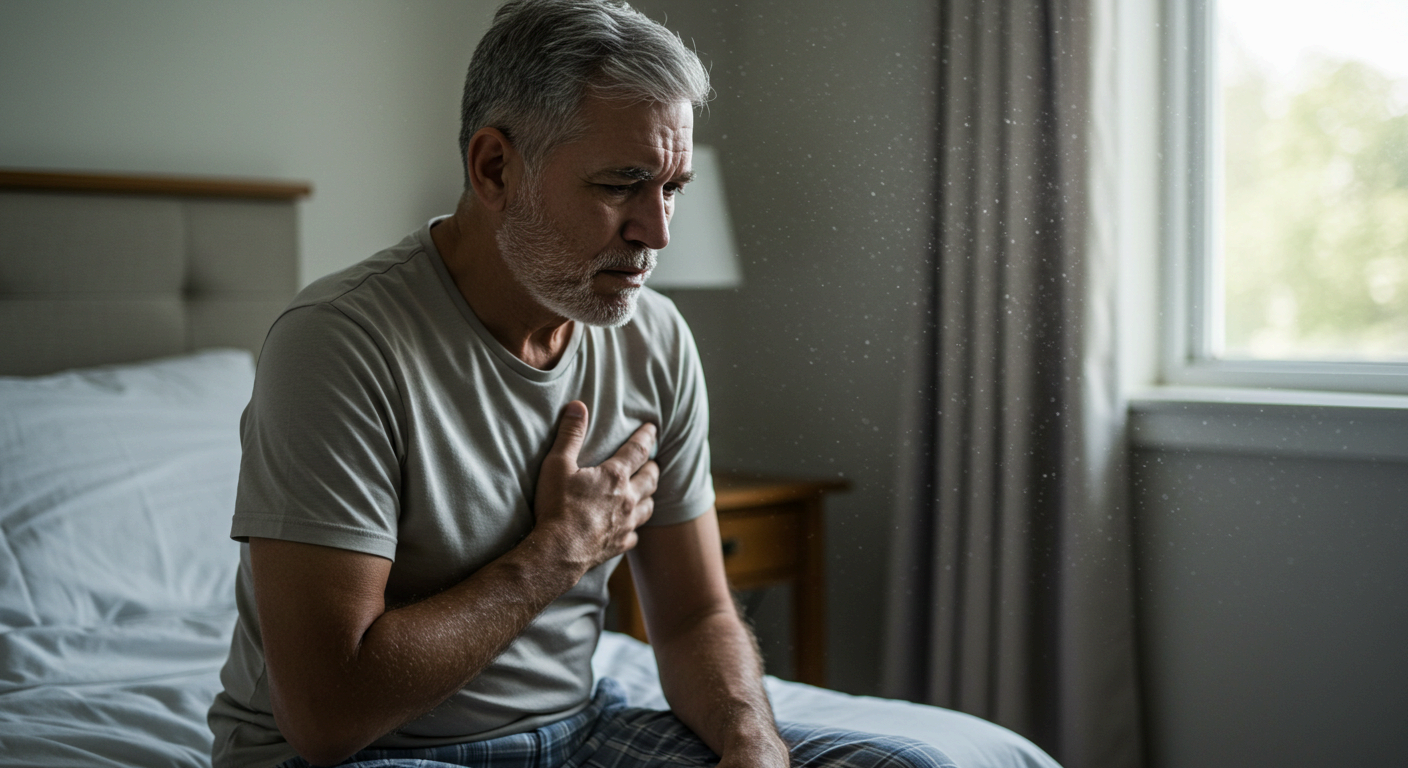 가슴이 두근거리거나 숨이 찬다면 심장에 부담이 간 신호예요.