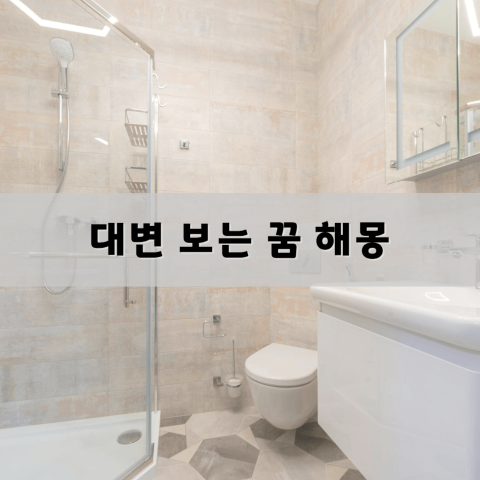 대변-보는-꿈-해몽-풀이의-의미와-해석