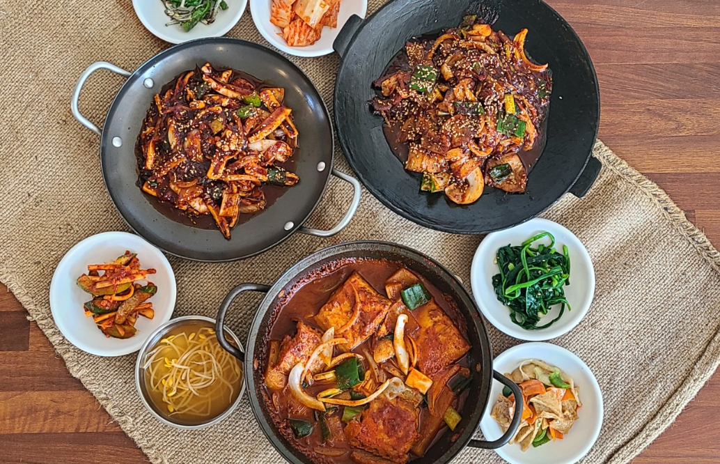 정화식당 갈치조림 오징어무침 사진