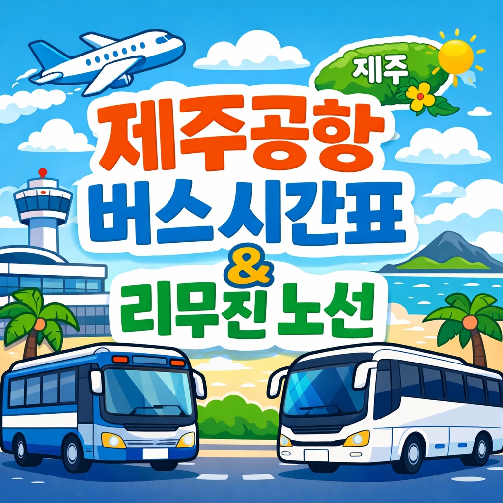 제주공항 버스 시간표 &amp; 리무진 노선 완전 정복