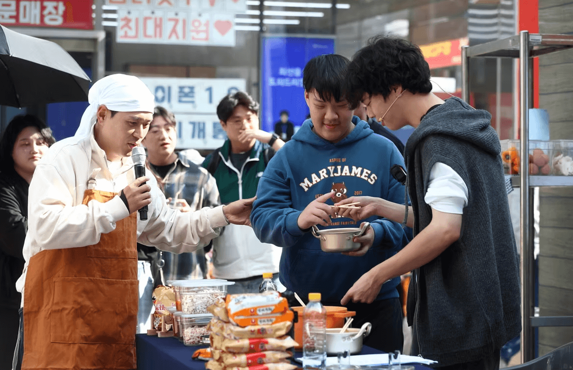 2025년 구미라면축제현장