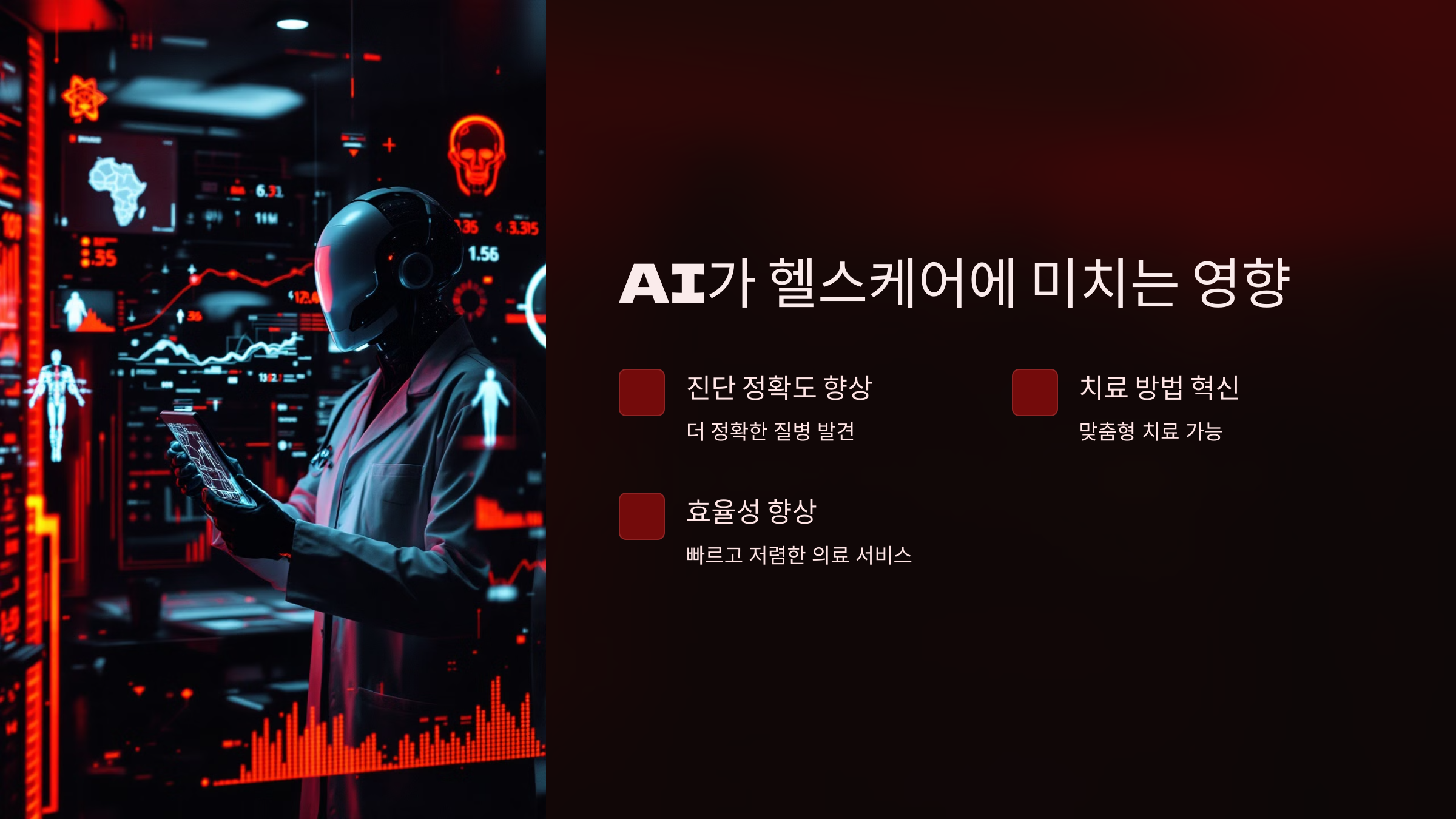 AI가 헬스케어에 미치는 영향