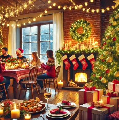 크리스마스 홈파티 관련 사진