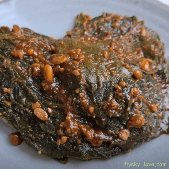 콩잎 장아찌