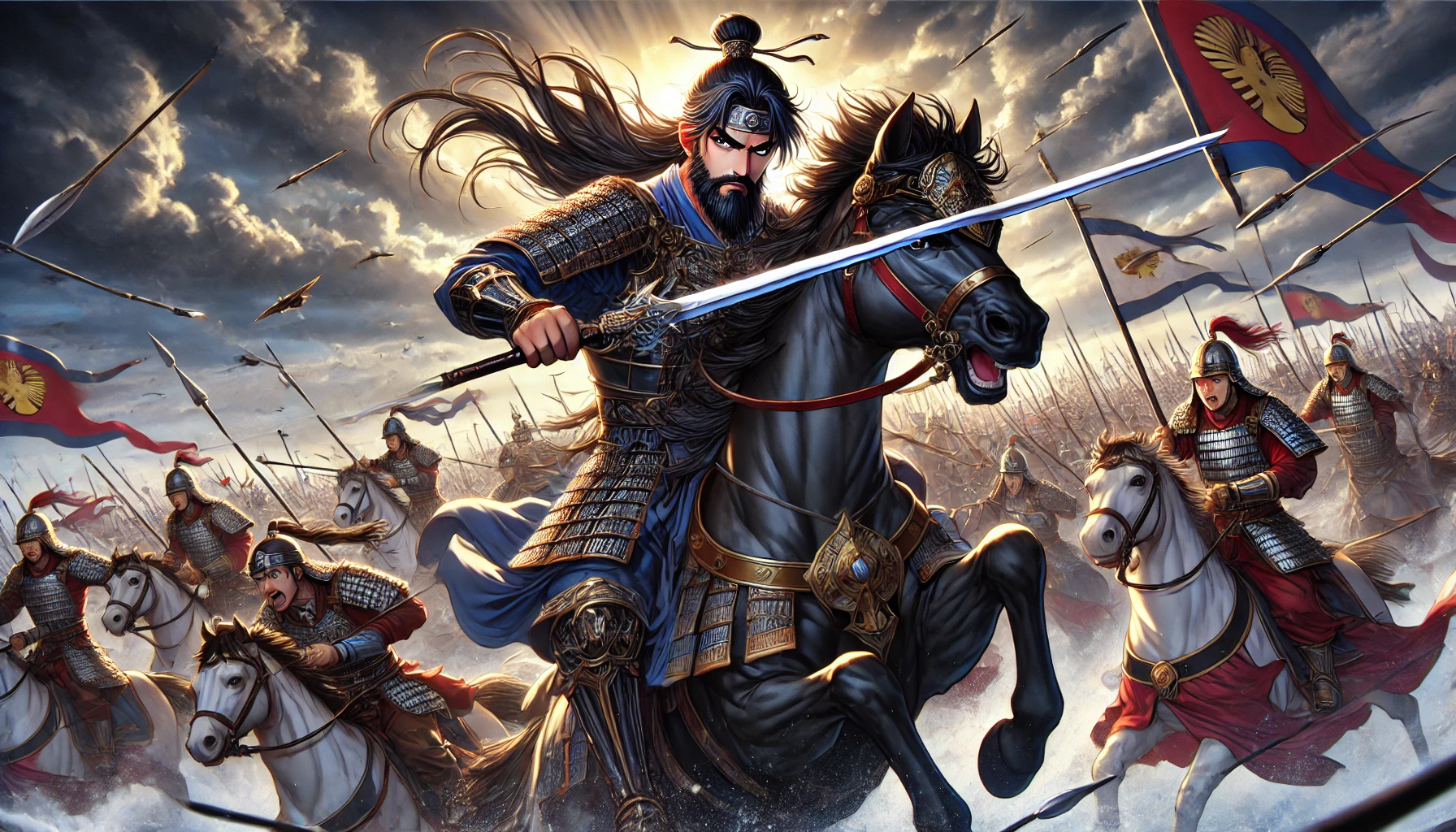 전장의 용맹한 무장