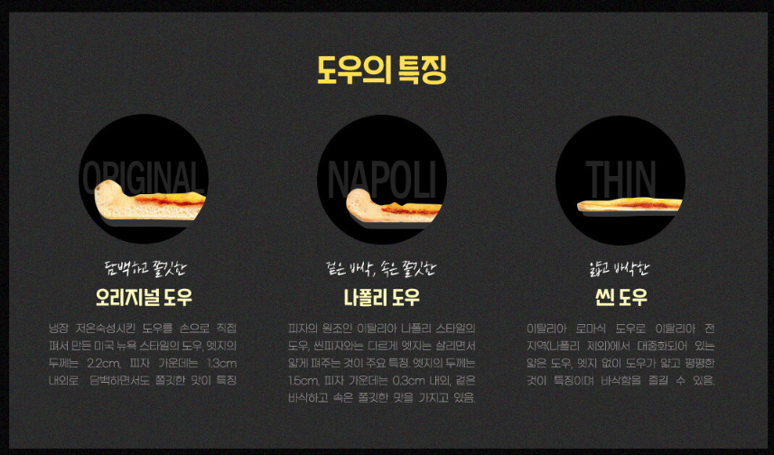 도미노피자_도우특징