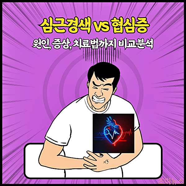 심근경색과 협심증을 자세히 비교합니다. 원인과 증상, 치료법까지 완벽 비교하기!