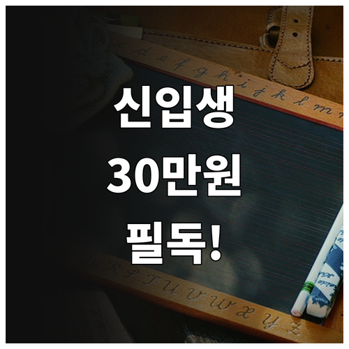 2026학년도 신입생 입학준비금 30..