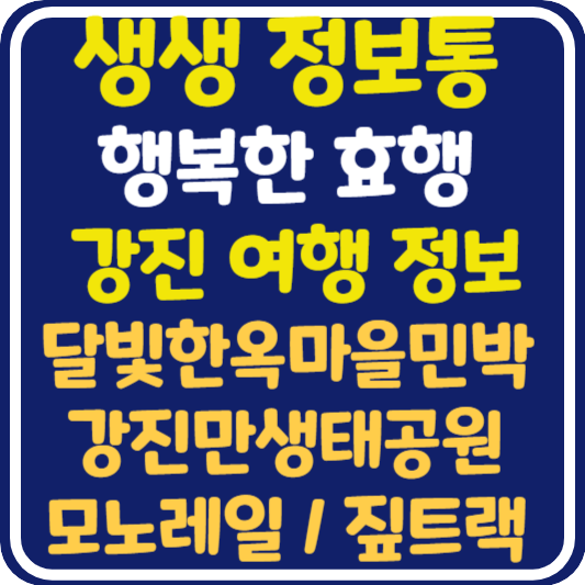 생생 정보통 강진 달빛한옥마을 달빛미소 민박, 강진만생태공원, 가우도 모노네일, 강진 짚트랙 정보 안내 : 행복한 효행할까요?