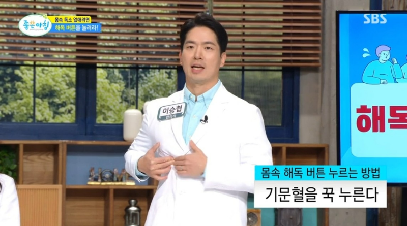 독소 해독 기문혈 지압