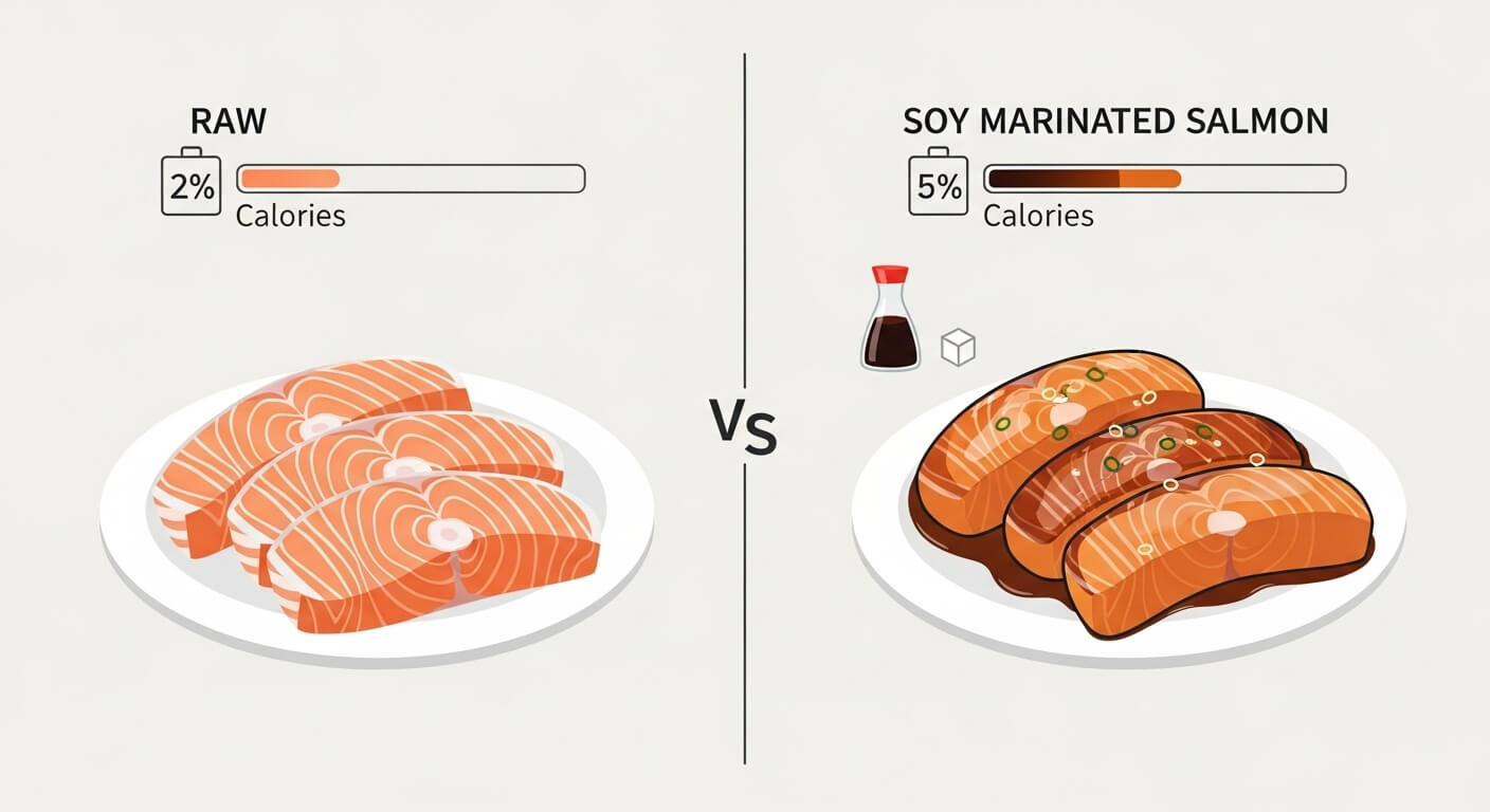 연어장의 칼로리와 구성 분석