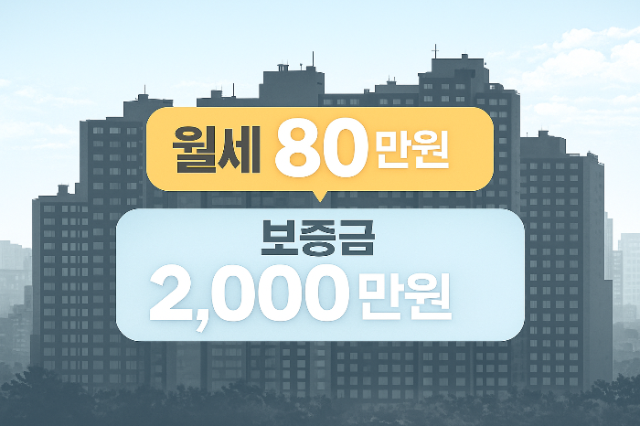 아파트 거주 비용 구조를 시각화한 이미지