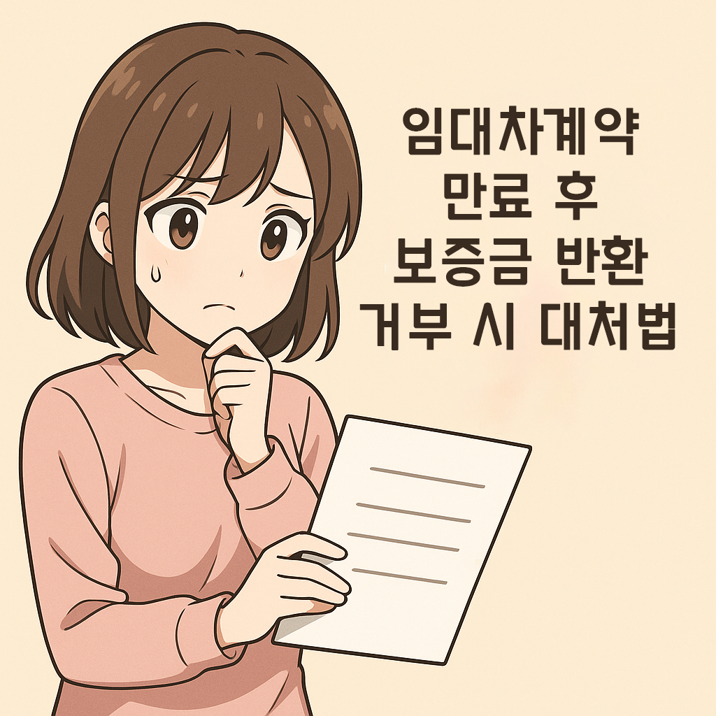 임대차계약 만료 후 보증금 반환 거부 시 대처법
