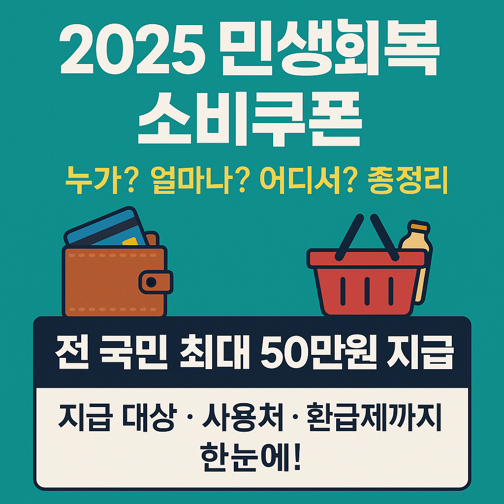 2025 민생회복 소비쿠폰