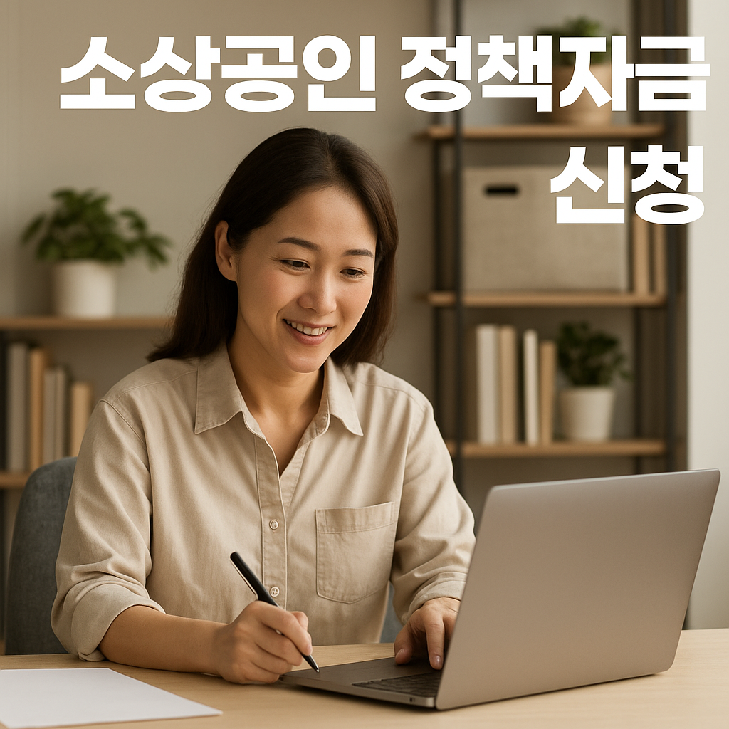 소상공인 정책자금 관련 사진첨부