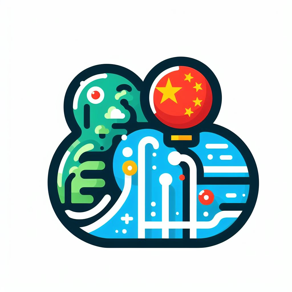 중국과 AI 로고 2