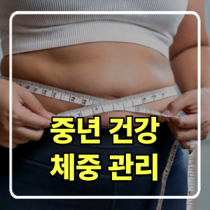 중년 체중 관리 비법 – 효과적인 다이어트 전략