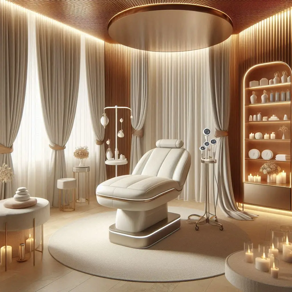 피부,체형관리 샵 배경