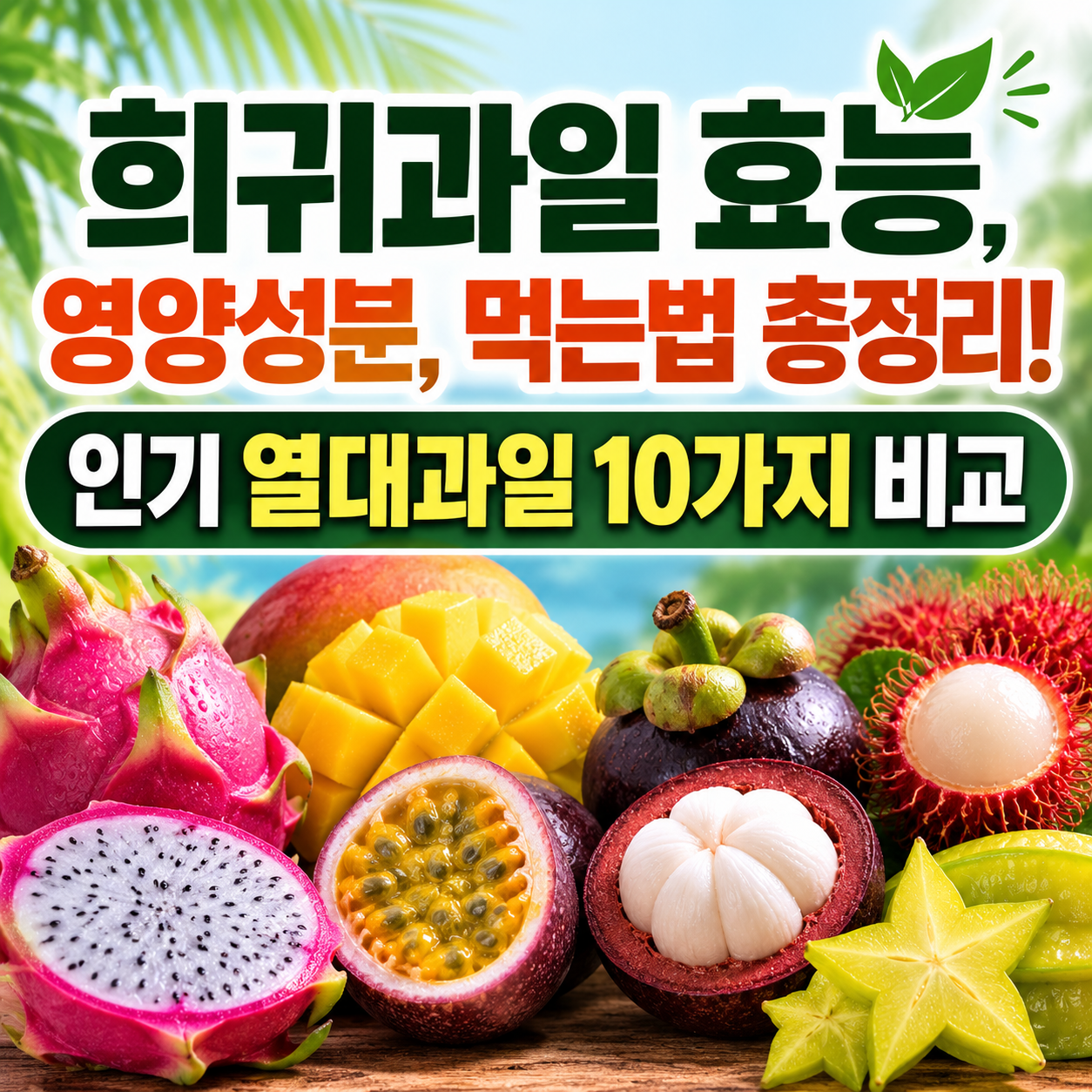 희귀과일 효능