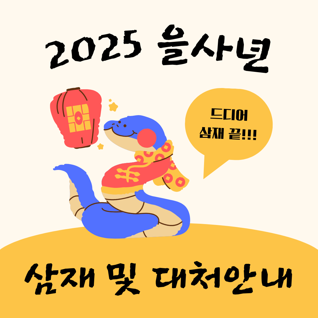 2025년 삼재 안내