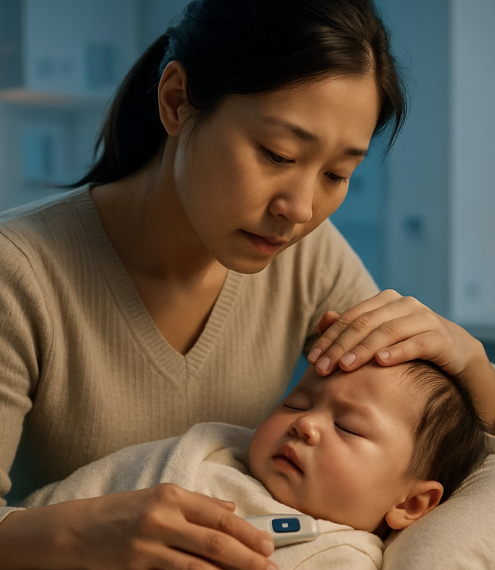 미열과 칭얼거림 대처법