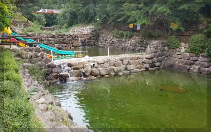 성주봉 자연휴양림 물놀이