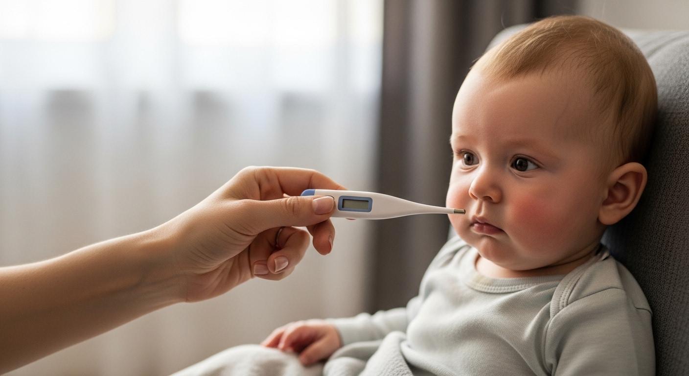 아기 열 39도 옷