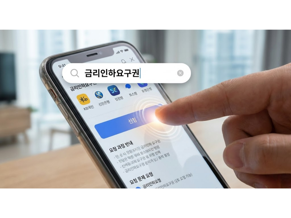 1분 만에 신청하는 법 (은행 갈 필요 없음)