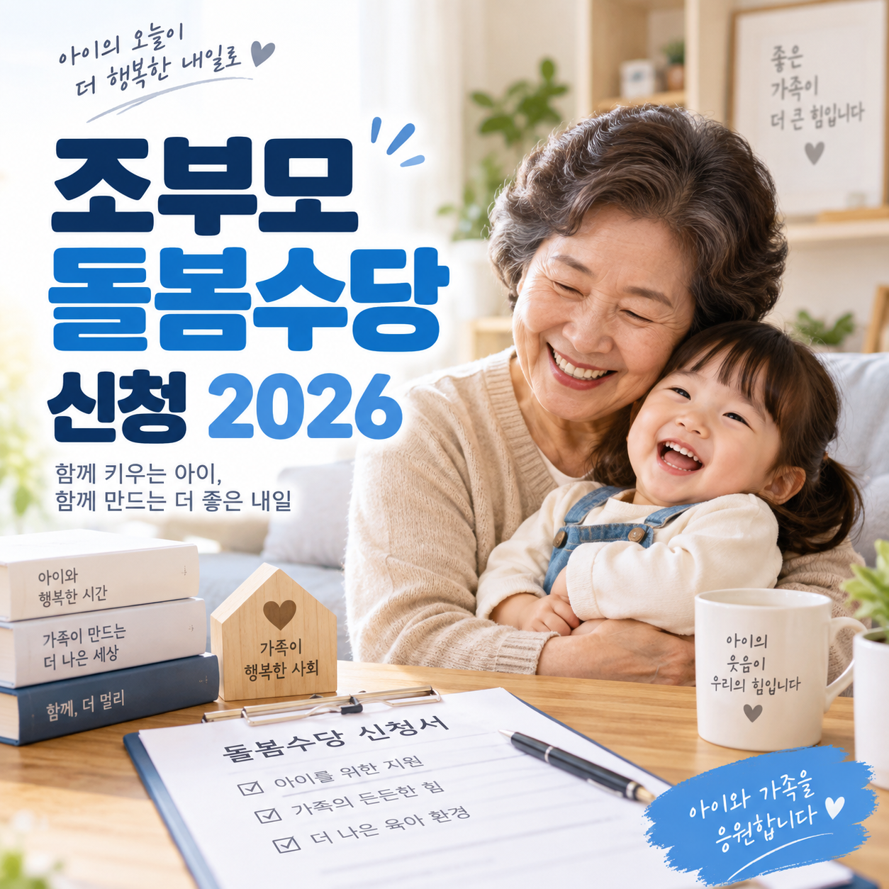 조부모 돌봄 수당 신청