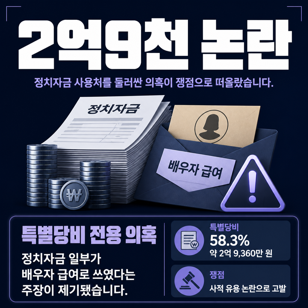 2억9천 논란
