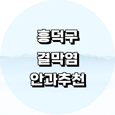 청주 흥덕구 안과