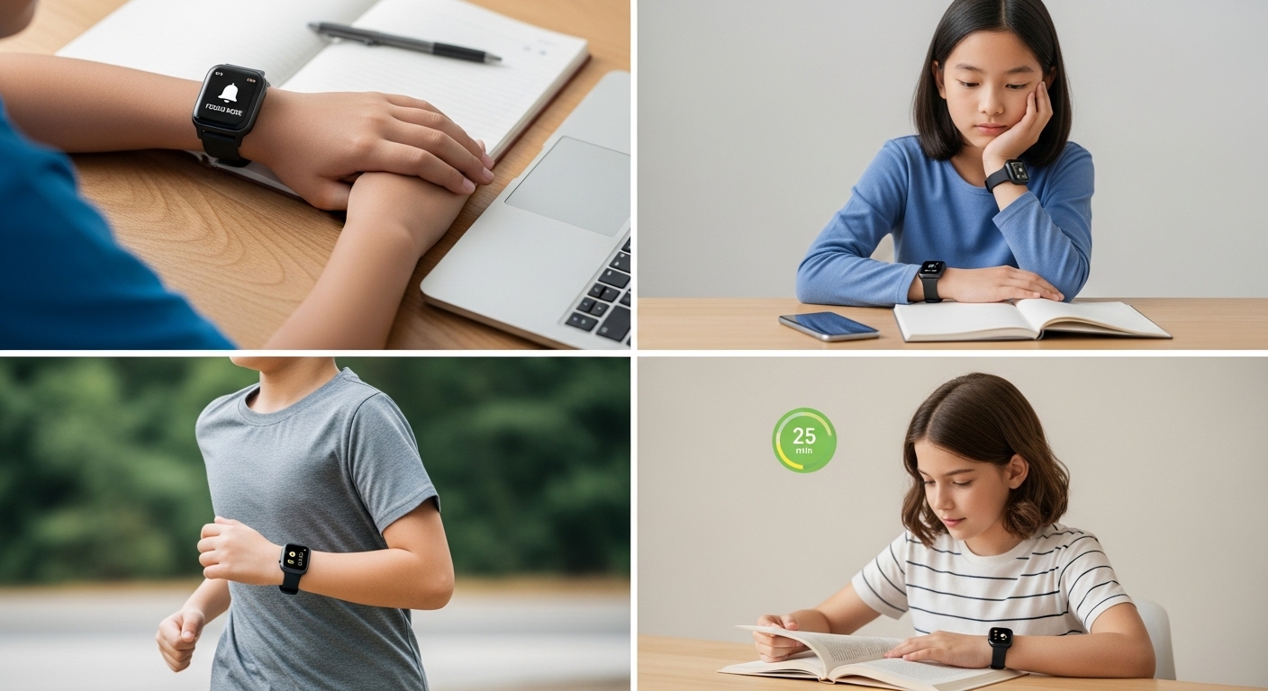 스마트 워치로 학생들 생활 습관