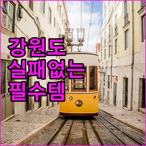 실패 없는 강원도 여행 준비물 끝판왕..