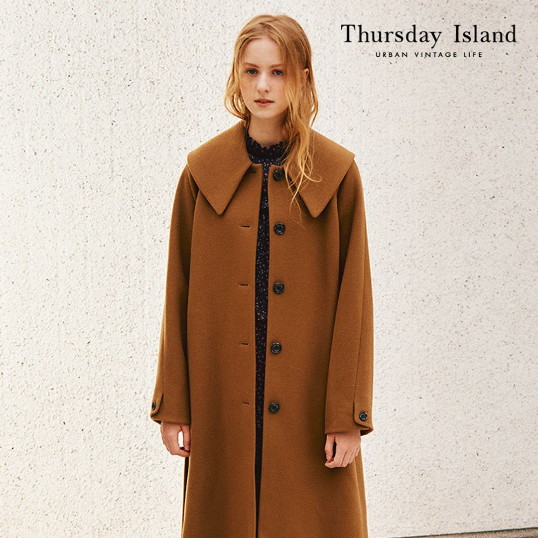 써스데이아일랜드 롱코트