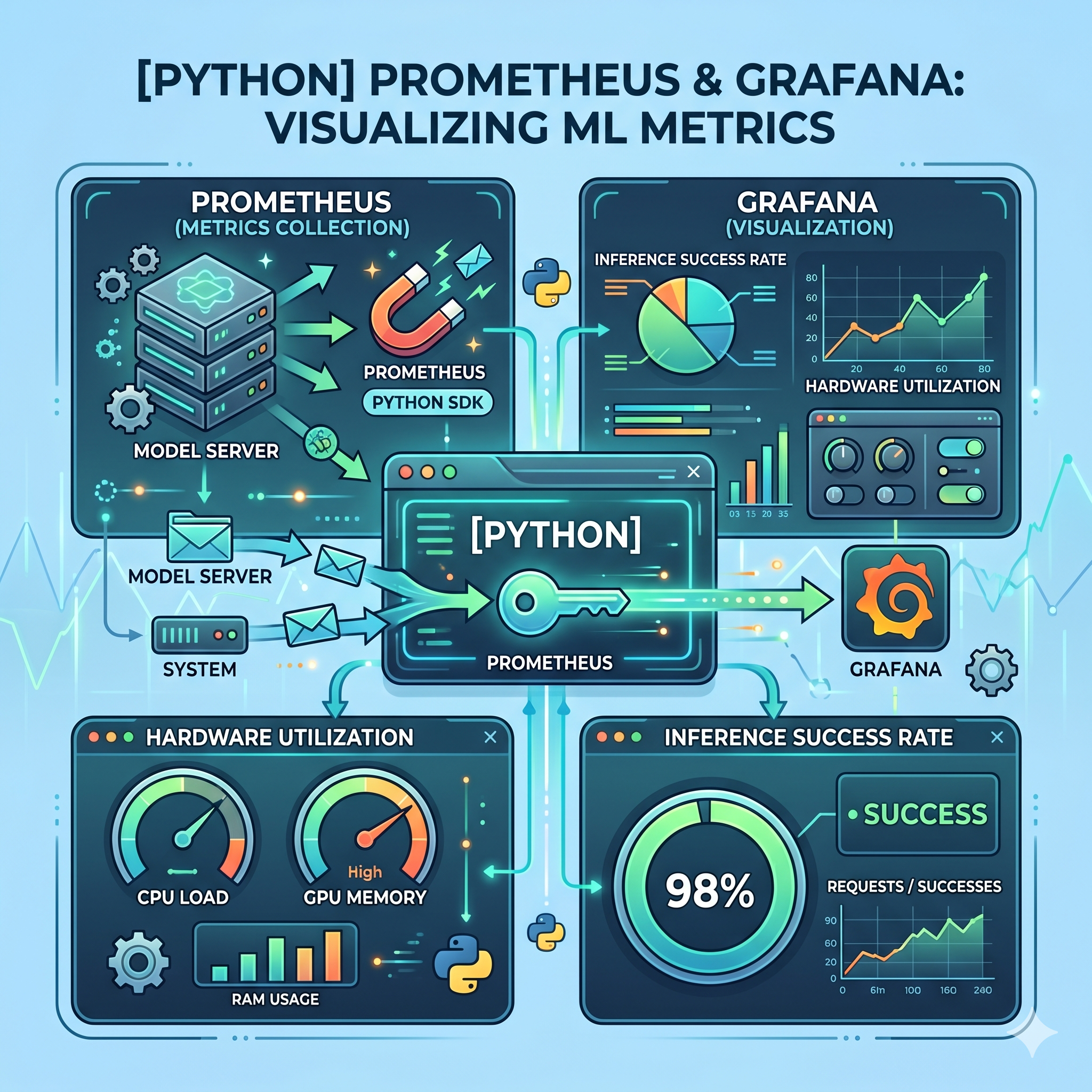 Prometheus vs Grafana