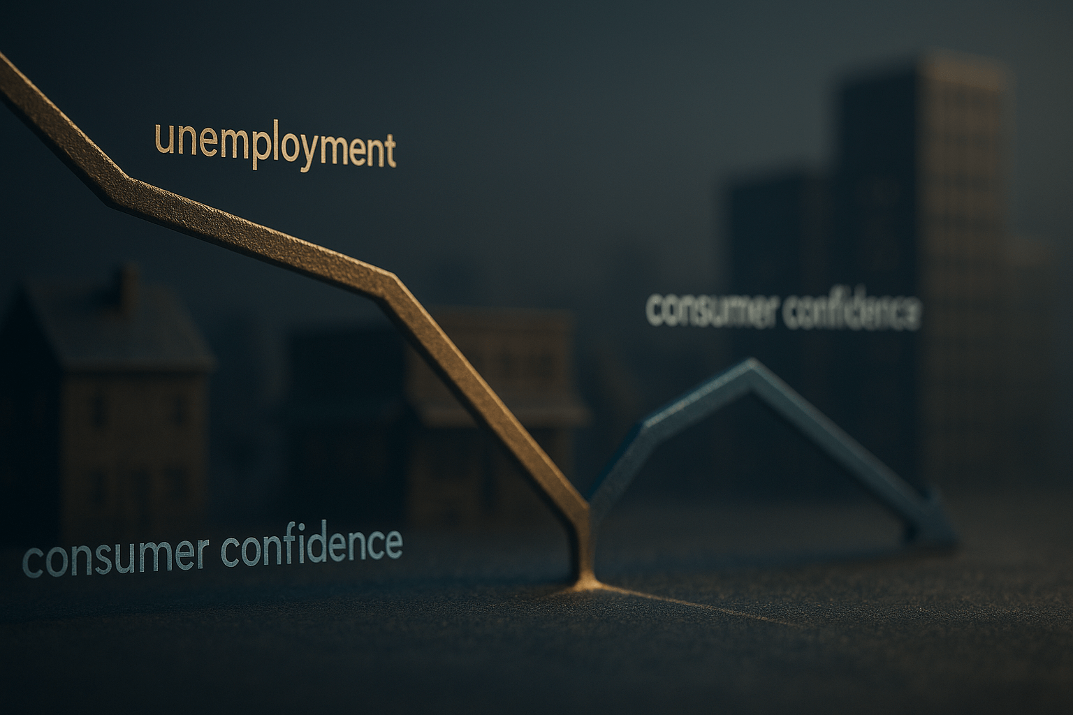 실업률과 소비 심리가 동시에 하락할 때 시장 구조