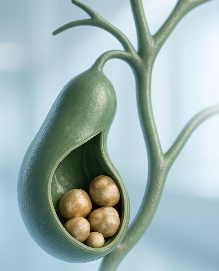 기름진 음식의 저격수&amp;#44; 담낭