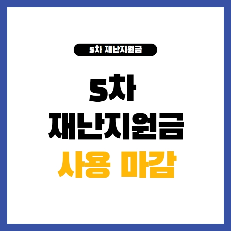 6차 재난지원금