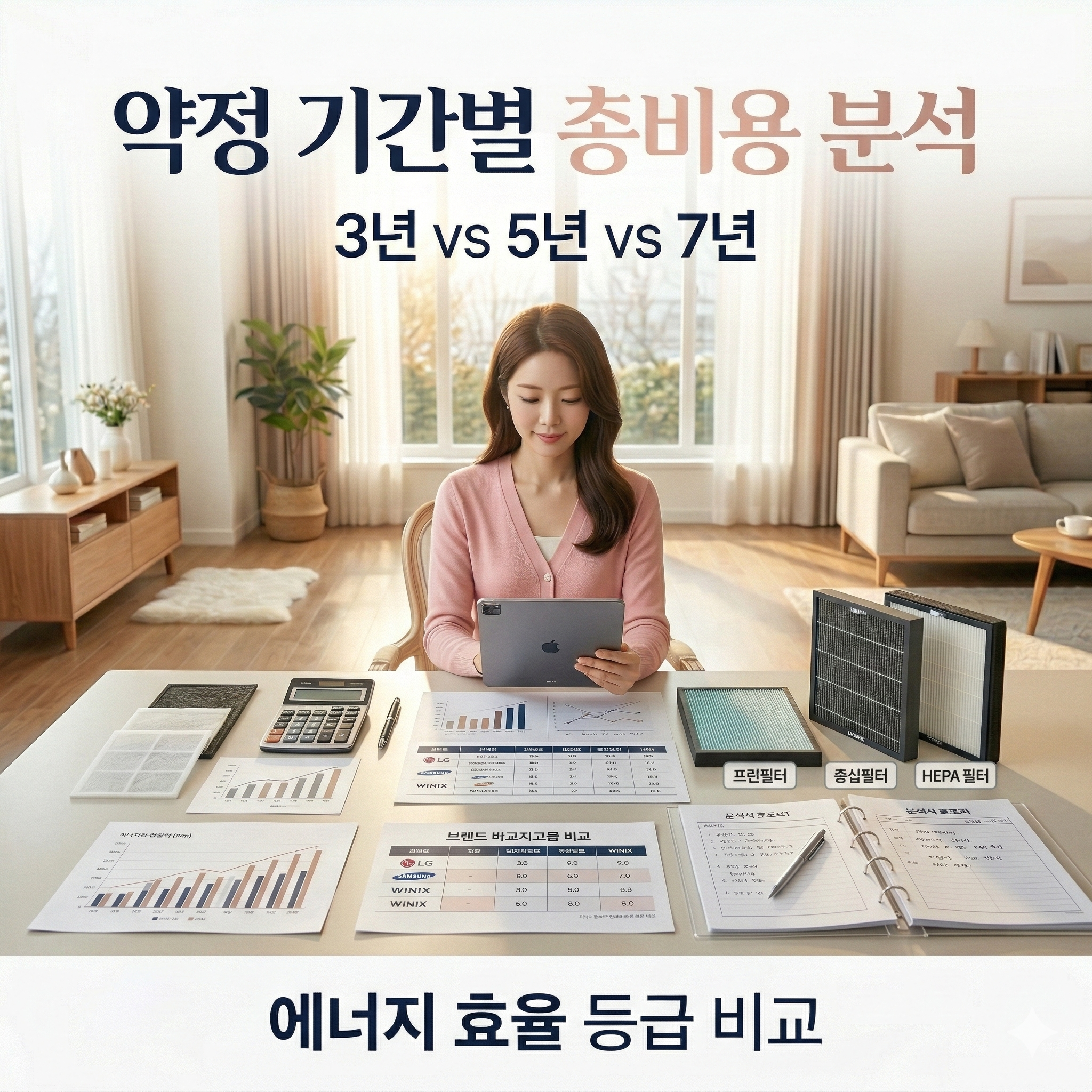 공기청정기 렌탈 비교, 브랜드별 가격&middot;성능 총정리